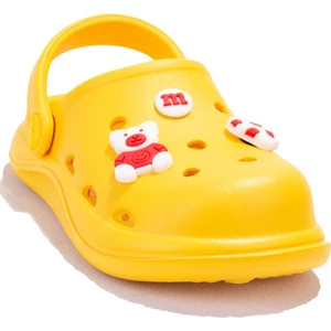 DJA75-CRS01 Sarı Ortopedik Günlük Unisex Cross Spor Terlik