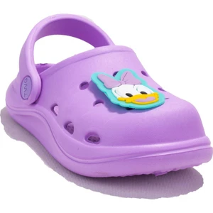 DJA75-CRS01 Lila Ortopedik Günlük Kız Çocuk Cross Spor Terlik