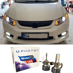 Honda Civic Fb7 LED Xenon Kısa Far Ampulü H11 Mono Yeni Seri Beyaz 2012-2016