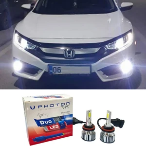 Honda Civic Fc5 LED Xenon Kısa Far Ampulü H11 Duo Yeni Seri Beyaz