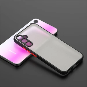 Galaxy A55 Kılıf 3D Kamera Korumalı Arkası Mat Kenarları Renkli Smoke Case