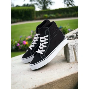 Unisex Siyah Günlük Rahat Bilekli Spor Bot Ayakkabı