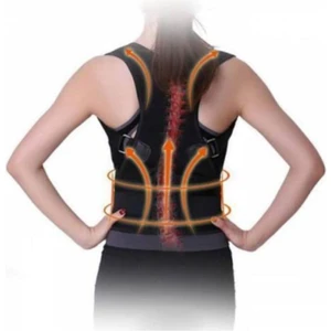 Siyah Manyetik Dik Duruş Korsesi