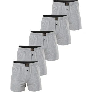 Erkek 5'li Havlu Bel %100 Pamuk Penye Boxer