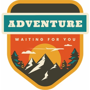 Sticker Usta Kamp 4x4 Offroad Adventure Vahşi Doğa Araba Oto Karavan Sticker 00118