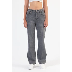Alexandra 011 Wıde Leg Fıt Denim Pantolon