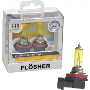 12V H11 Ampul Sarı 100W 2 Li Fls 2110500