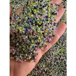 Gönülden Tasarım 356 gr Renkli Karışık Kum Bonccuk Oya Yazma Boncuğu