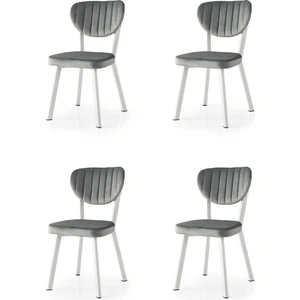 Erezoğulları Mobilya Star Demir Mutfak Sandalyesi 4 Lü Set