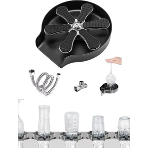 Basınçlı Bardak Yıkama 304 Paslanmaz Çelik Biberon Termos Yıkama Barlar ve Kafeler ve Evler İçin Ön Yıkama