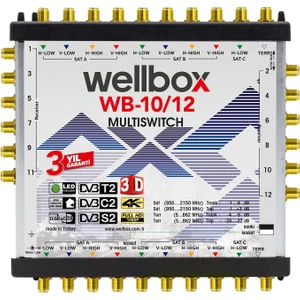WXM-1012 10X12 Multiswich Multiswich Sonlu Kaskatlı