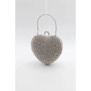 Çanta Trend Kubraboutique Kadın Abiye Çanta Kalpli