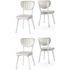 Erezoğulları Mobilya Star Demir Mutfak Sandalyesi 4 Lü Set