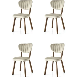 Erezoğulları Mobilya Star Demir Mutfak Sandalyesi 4 Lü Set