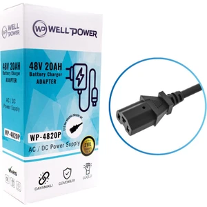 Wellpower WP-4820P 48V 20A Elektrikli Bisiklet Şarj Cihazı