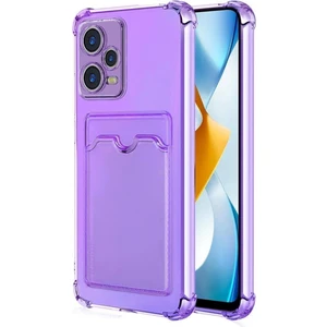 Redmi Note 12 Pro 5G Kılıf Darbe Emici Köşe Korumalı Kartlıklı Cüzdanlı Silikon Kapak