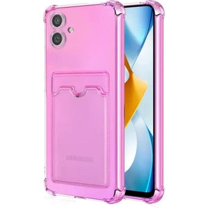 Samsung Galaxy A04 Kılıf Darbe Emici Köşe Korumalı Kartlıklı Cüzdanlı Silikon Kapak