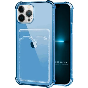 Apple iPhone 13 Pro Max Kılıf Darbe Emici Köşe Korumalı Kartlıklı Cüzdanlı Silikon Kapak