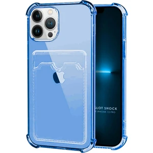 Apple iPhone 13 Pro Kılıf Darbe Emici Köşe Korumalı Kartlıklı Cüzdanlı Silikon Kapak