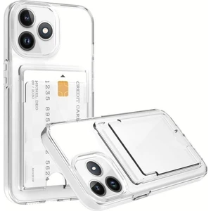 Tecno Spark 20 Pro Kılıf Darbe Emici Köşe Korumalı Kartlıklı Cüzdanlı Silikon Kapak (DİKKAT! SPARK20 DEĞİLDİR)