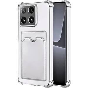 Poco X6 Pro Kılıf Darbe Emici Köşe Korumalı Kartlıklı Cüzdanlı Silikon Kapak