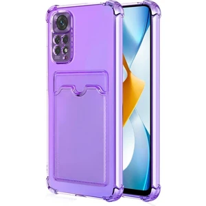 Redmi Note 11 Pro Kılıf Darbe Emici Köşe Korumalı Kartlıklı Cüzdanlı Silikon Kapak