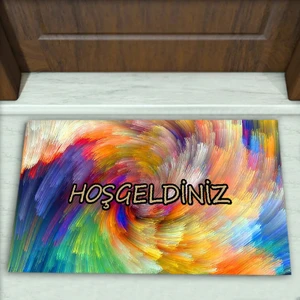 Modern Desenli Dekoratif Kapı Önü Paspası No: 1804