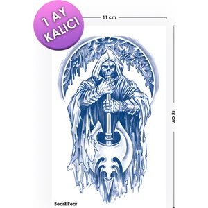 BP Tattoo 1 Ay Kalıcı Tattoo Gerçek Dövme Görünümlü Geçici Dövme