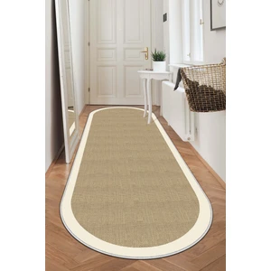 West Home Makinede Yıkanabilir Kaymaz Taban Leke Tutmaz Oval Yolluk Ev Dekorasyonu Için Hasırlı Kesme Yolluk