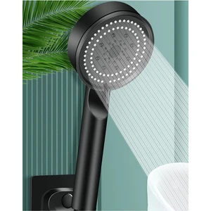 Main Shop Turbo Fan 5 Fonksiyonlu Su Tasarruflu Duş Başlığı Turbo El Duşu Siyah