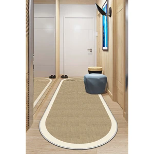 Confidence Home Makinede Yıkanabilir Kaymaz Taban Leke Tutmaz Oval Yolluk Ev Dekorasyonu Için Hasırlı Kesme Yolluk