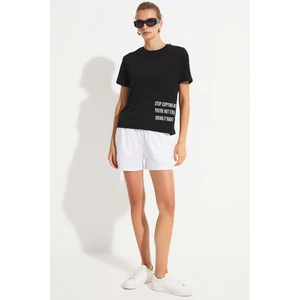 BRV-004 Siyah Kadın Tshirt