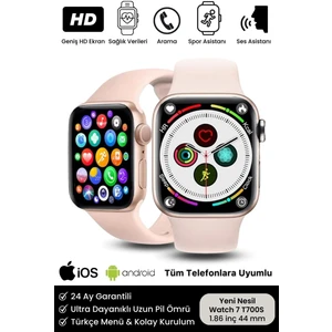 Watch 7 Yeni Nesil Spor ve Sağlık Sensörlü T700S Akıllı Saat