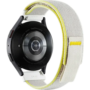 20 mm Universal Trail Loop Cırtlı Bant Kordon Gri Sarı