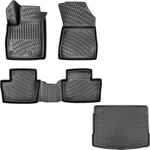 Opel Crossland 2025 Model 3D Havuzlu Paspas ve Bagaj Havuzu Set