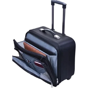 Pilot Çanta Kabin Boy Valiz Küçük Boy Valiz Laptop Bölmeli Çok Cepli