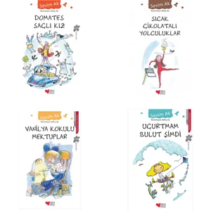 Domates Saçlı Kız - Sıcak Çikolatalı Yolculuklar - Vanilya Kokulu Mektuplar - Uçurtmam Bulut Şimdi 4 Kitap - Sevim Ak