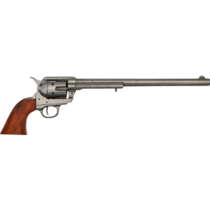 Uzun Namlulu Cal.45 Peacemaker Müze Kalitesinde Koleksiyonluk 12 Inç  Revolver