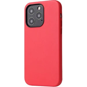 Techno Guru iPhone 13 Pro Kılıf Pu Deri ve Kadife Kaplamalı Eyzi Premium Kapak