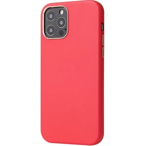 Techno Guru iPhone 12 Pro Max Kılıf Pu Deri ve Kadife Kaplamalı Eyzi Premium Kapak