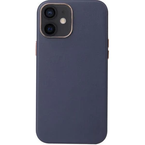 Techno Guru iPhone 12 Mini Kılıf Pu Deri ve Kadife Kaplamalı Eyzi Premium Kapak