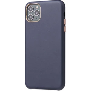 Techno Guru iPhone 11 Pro Kılıf Pu Deri ve Kadife Kaplamalı Eyzi Premium Kapak