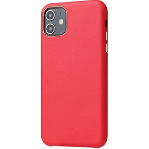 Techno Guru iPhone 11 Kılıf Pu Deri ve Kadife Kaplamalı Eyzi Premium Kapak