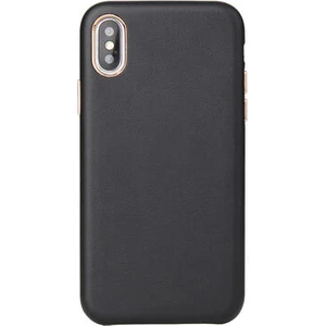 Techno Guru iPhone Xs Max Kılıf Pu Deri ve Kadife Kaplamalı Eyzi Premium Kapak