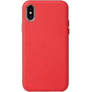 Techno Guru iPhone x Kılıf Pu Deri ve Kadife Kaplamalı Eyzi Premium Kapak
