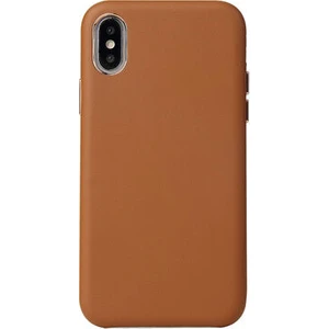 Techno Guru iPhone x Kılıf Pu Deri ve Kadife Kaplamalı Eyzi Premium Kapak