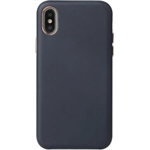 Techno Guru iPhone x Kılıf Pu Deri ve Kadife Kaplamalı Eyzi Premium Kapak