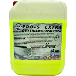 Cilalı Oto Şampuanı, 5 Kg Fırçasız Oto Yıkama Şampuanı 1/60 Konsantre - Oto Yıkama Süngeri Hediye