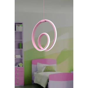 Orjin Pembe Tekli Sarkıt LED Beyaz Işık Ultra Ledli Salon Mutfak Oda Hol Ledli Avize