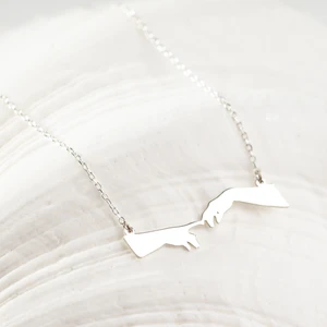 One Silver Gold 925 Ayar Gümüş  Yaratılış  Kolye Özel Tasarım